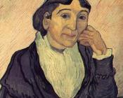 文森特 威廉 梵高 : 有桃红色背景、阿尔的女人（吉努夫人）